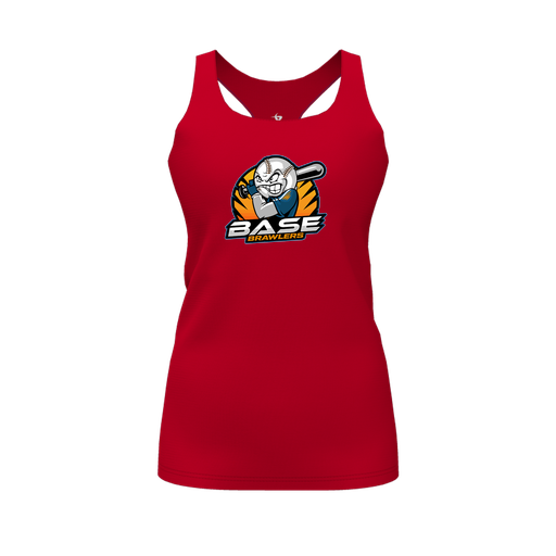 [FT0TRBRD-FYS-LOGO1] Decker Racerback Tank Top (Female Youth S, Red, Logo 1)