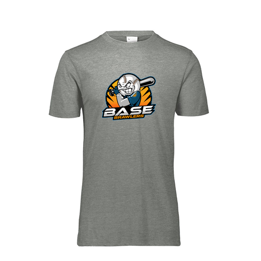 [FTSCUBGY-AS-LOGO1] Decker Men's Tri-Blend T-Shirt - Short Sleeve (Adult S, Gray, Logo 1)