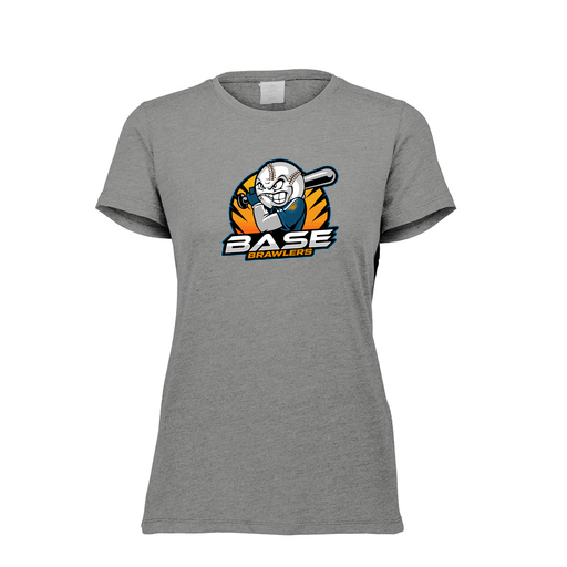 [FTSCUBGY-FAXS-LOGO1] Decker Women's Tri-Blend T-Shirt - Short Sleeve (Female Adult XS, Gray, Logo 1)
