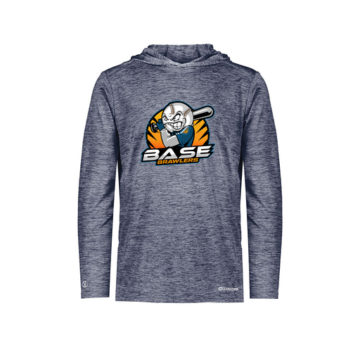 [FOLHCGNV-AS-LOGO1] Decker Men's Charge Hoodie (Adult S, Navy, Logo 1)