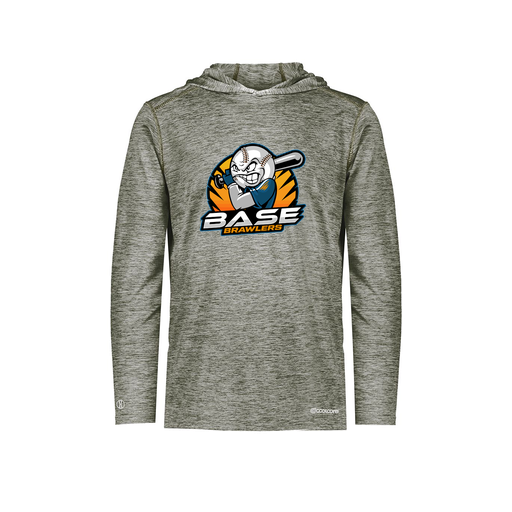 [FOLHCGGY-AS-LOGO1] Decker Men's Charge Hoodie (Adult S, Gray, Logo 1)